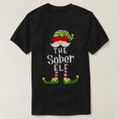 Sober Elf Group Kerstmis Funny Pajama Partij T-shirt (Design voorkant)
