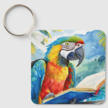 Sober Macaw Bird lezen Big Book A Prayer CUSTOM