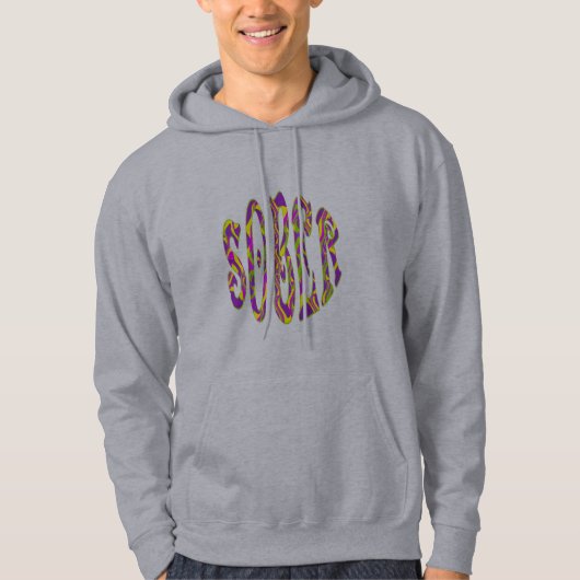 SOBER Retro 60 Art Psychedelic Hoodie (Voorkant)
