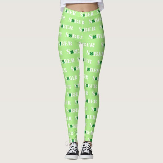 Sober Shamrock Leggings (Voorkant)