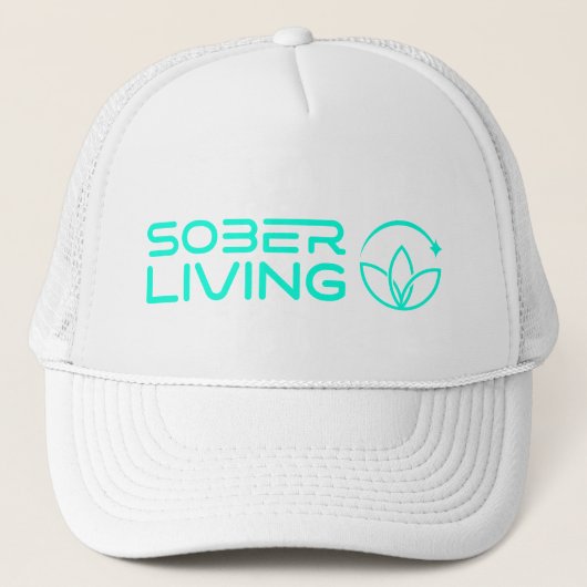 Sober & Shining – Lotus Power Trucker Hoed Trucker Pet (Voorkant)