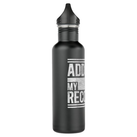 Sober Shirt dat aan mijn terugwinningsobriety T is Waterfles (Links)