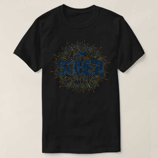 Sober sinds 1983 39 jaar Sober T-shirt (Design voorkant)
