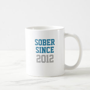 Sober sinds jaar koffiemok