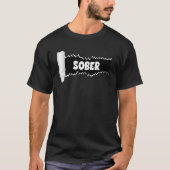 Sober - Sobriety Jubileum Recovery Sober AA T-shirt (Voorkant)