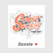 Sober Society Sticker (Feuille)