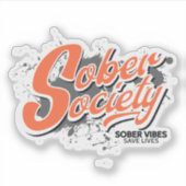 Sober Society Sticker (Devant)
