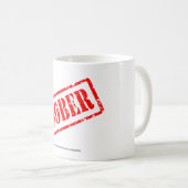 SOBER Stamp Recovery Coffee Cup of Mok (Voorkant rechts)