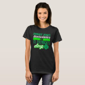Sober Teetotaler No Drinking St Patricks  Drinking T-shirt (Voorkant volledig)
