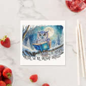 Sober Uil lezen Big Book Recovery Beloftes Servet (Insitu)