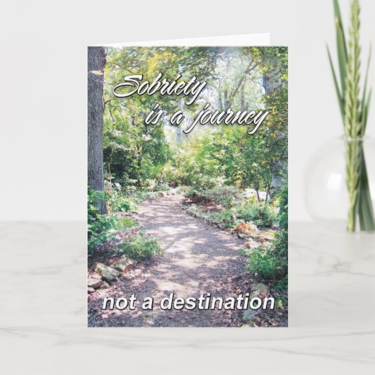 Soberheid is een reis 11 kaart (Voorkant)