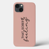 Soberheid Quote Handgeschreven Script Sober Case-Mate iPhone Case (Achterkant)