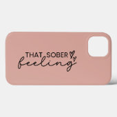Soberheid Quote Handgeschreven Script Sober Case-Mate iPhone Case (Achterkant (horizontaal))