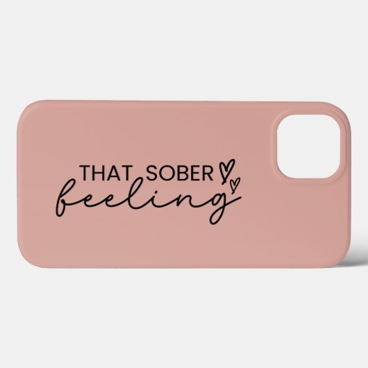 Soberheid Quote Handgeschreven Script Sober Case-Mate iPhone Case (Achterkant (horizontaal))