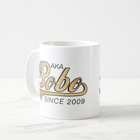 Sobo Mug "AKA Sobo depuis..." (Devant gauche)
