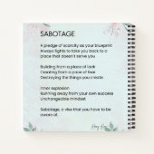 Sobotage - Bewustzijn Zelfliefde Gedicht Notitieboek (Achterkant)