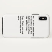 Sobriettest Case-Mate iPhone Case (Achterkant (horizontaal))