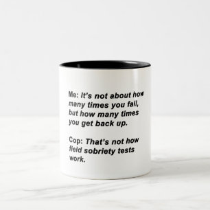 Sobriettest Tweekleurige Koffiemok