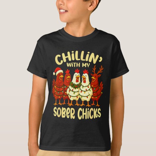 Sobriety Anniversary Recovery Funny Sober Chicks T-shirt (Voorkant)