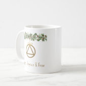 Sobriety Christmas mug Name (Devant gauche)