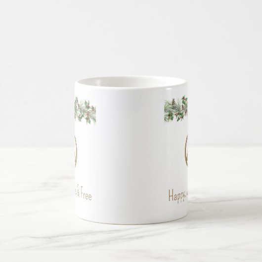 Sobriety Christmas mug Name (Centre)