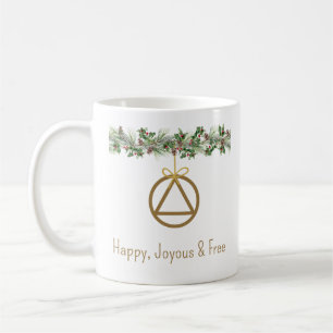 Sobriety Christmas mug Name