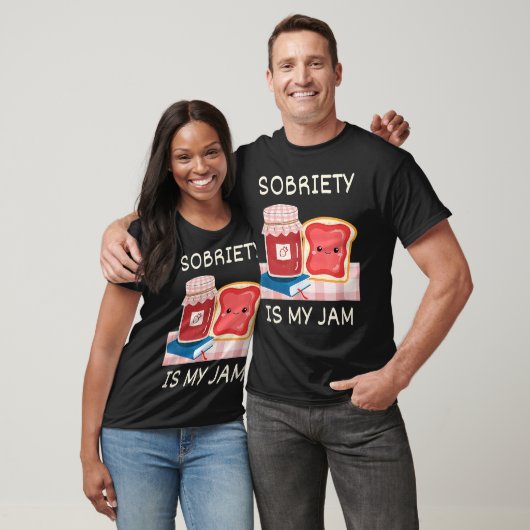 Sobriety is My Jam Recovery Jubileum Pun A T-shirt (Unisex)