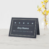 Sobriety kaart 12 stap nuchtere verjaardag verjaar (Gele Bloem)