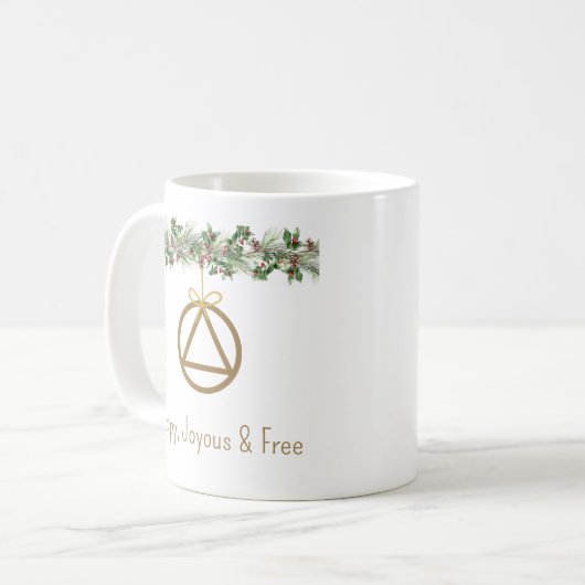 Sobriety Kerst mok Naam (Voorkant links)