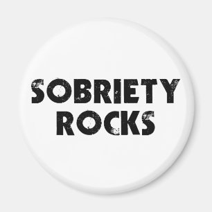 Sobriety Rocks Magneet