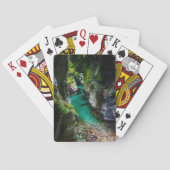 Soca kloof in Slovenië Pokerkaarten (Achterkant)