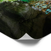 Soca kloof in Slovenië Poster (Hoek)