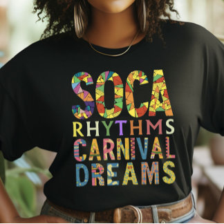 Soca Ritmes & Carnaval Dromen, Trini Carnaval T-shirt