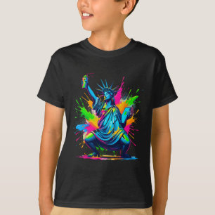 Soca Vrijheidsbeeld Dansen New York Dutty Mess T-shirt