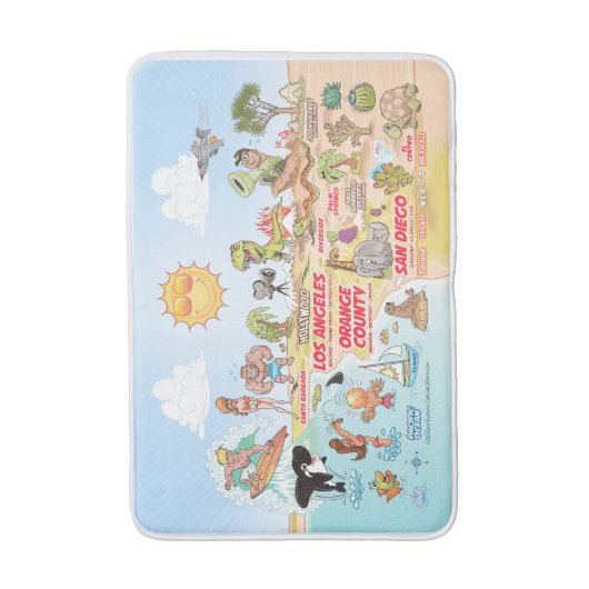 SoCal Bath Mat (Voorkant Verticaal)