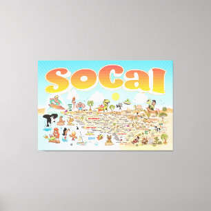 SoCal Canvas Afdruk