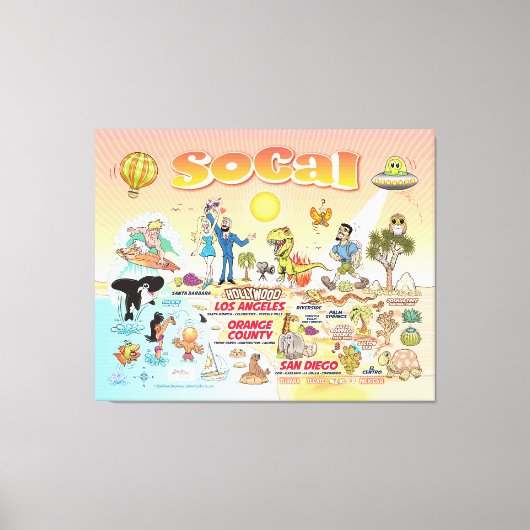 SoCal Canvas Afdruk (Voorkant)