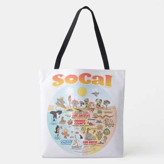 SoCal-Canvas tas (Voorkant)