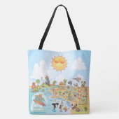 SoCal-Canvas tas (Achterkant)