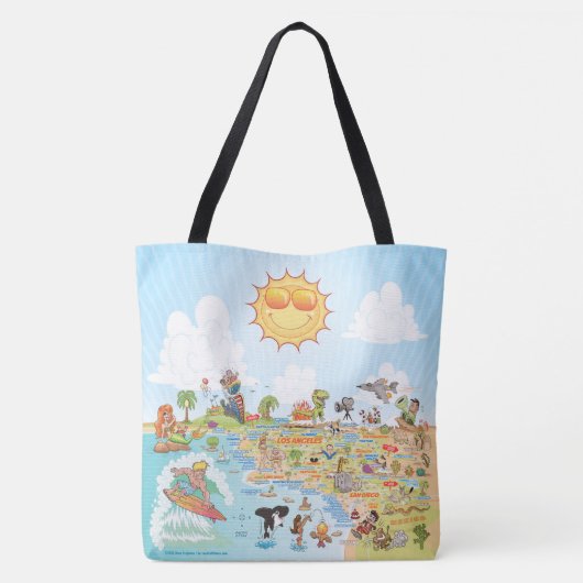 SoCal-Canvas tas (Achterkant)