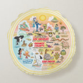 SoCal Dream Rond Kussen (Achterkant)