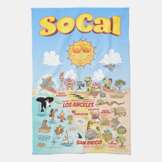 SoCal Eternal Summer Theedoek (Verticaal)