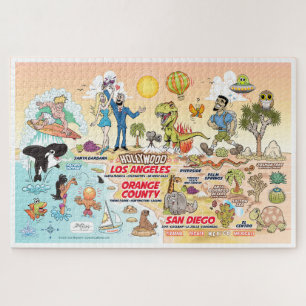 SoCal Jigzaag Puzzle Legpuzzel