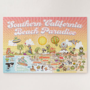 SoCal Jigzaag Puzzle Legpuzzel