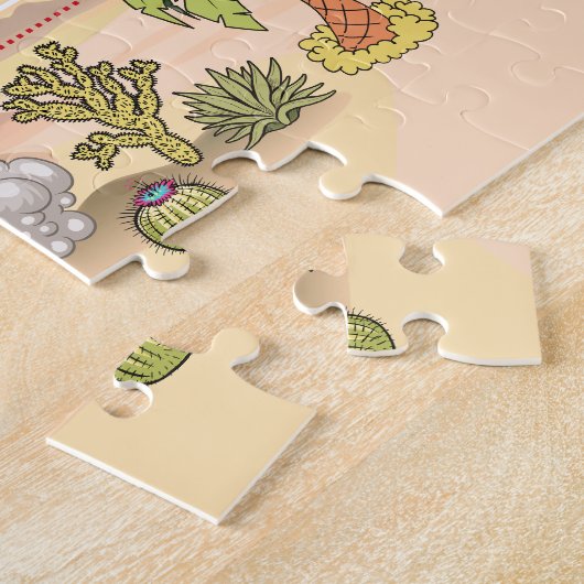 SoCal Jigzaag Puzzle Legpuzzel (Zijkant)