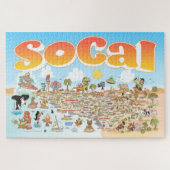 SoCal Jigzaag Puzzle Legpuzzel (Horizontaal)