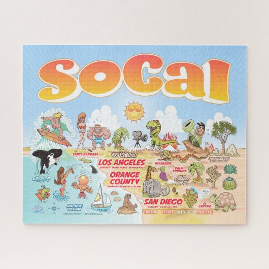 SoCal Legpuzzel (Horizontaal)