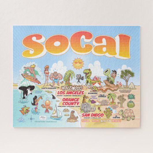 SoCal Legpuzzel (Horizontaal)