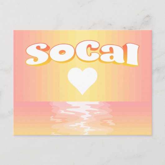 SoCal Love... Briefkaart (Voorkant)