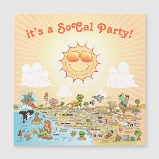  SoCal Magnet-Kaart (Voorkant)